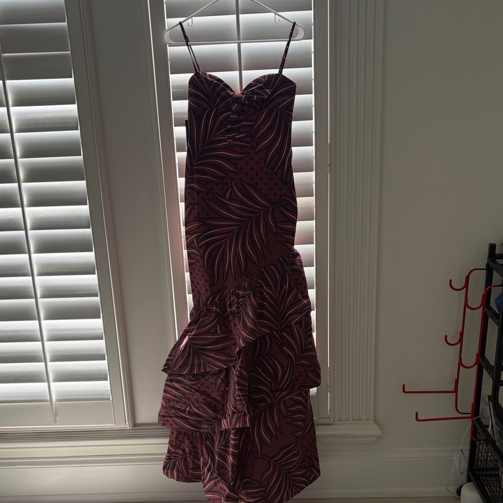 NWT- Retrofete Luxury Starla Polka Leaves Dress